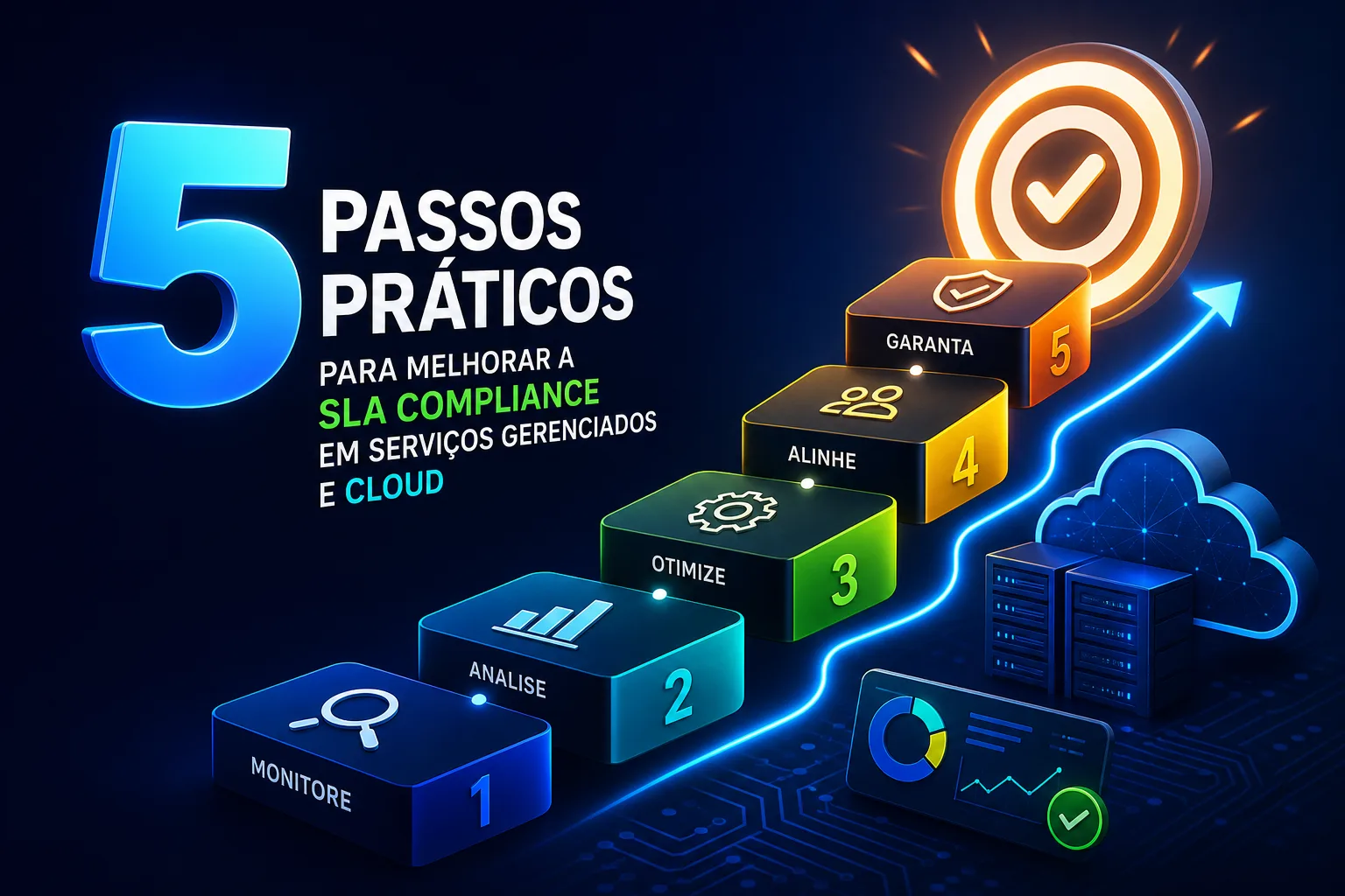 5 passos práticos para melhorar a SLA compliance em serviços gerenciados e cloud